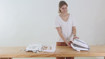 Foldable Baby Bathtub With Soft Cushion And Thermometer